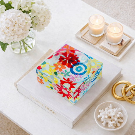 Decorative Acrylic Bowl, Aura Abstract - view 04