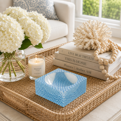 Decorative Acrylic Bowl, Aura Hamsa