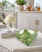 Decorative Acrylic Bowl, Aura Palm Patch