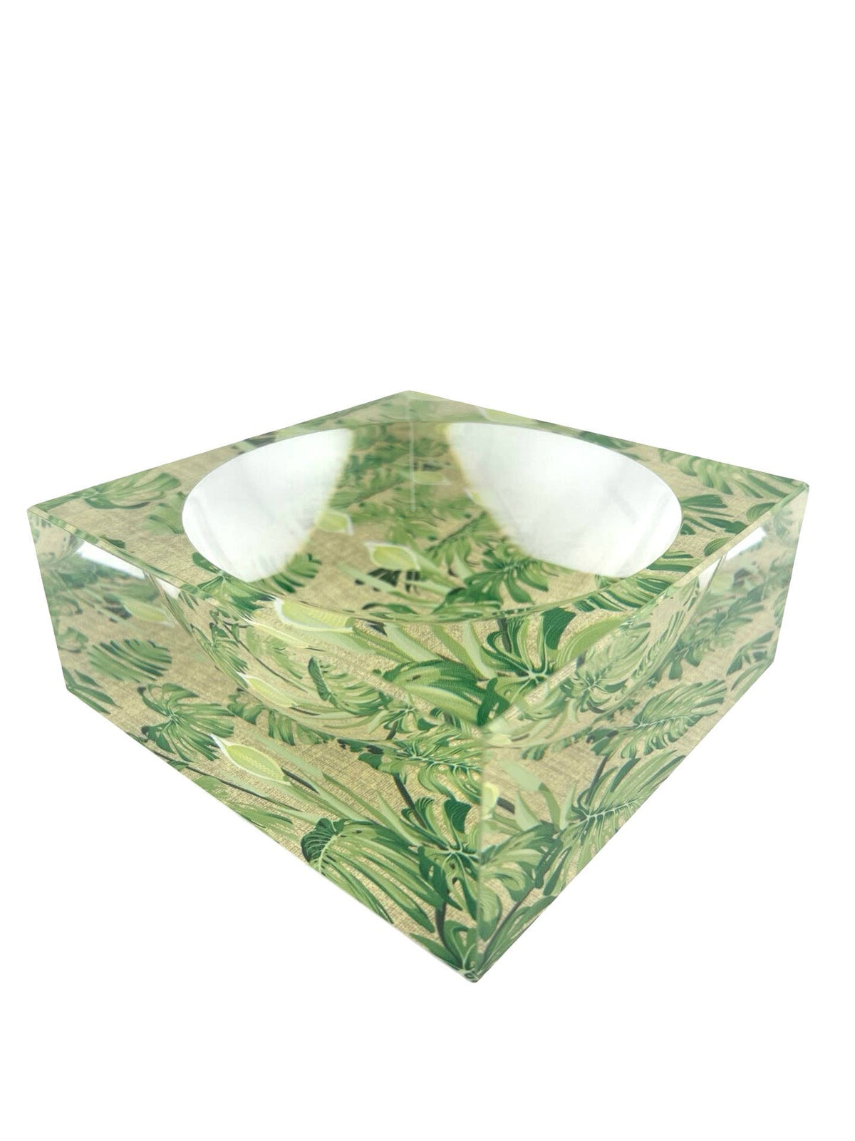 Decorative Acrylic Bowl, Aura Palm Patch - view 05