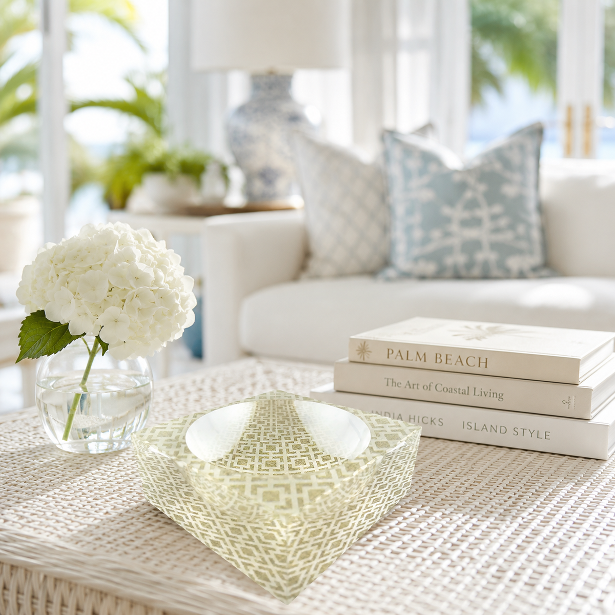 Decorative Acrylic Bowl, Aura Woven - view 03