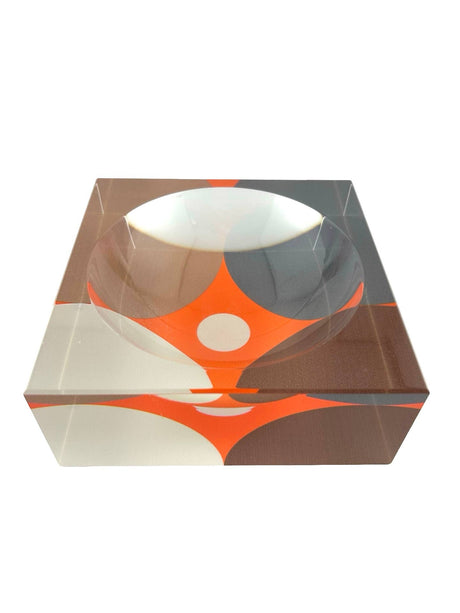 Decorative Acrylic Bowl, Aura Throwback - view 04