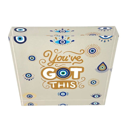 Maven Home You Got This acrylic desk weight, view 3