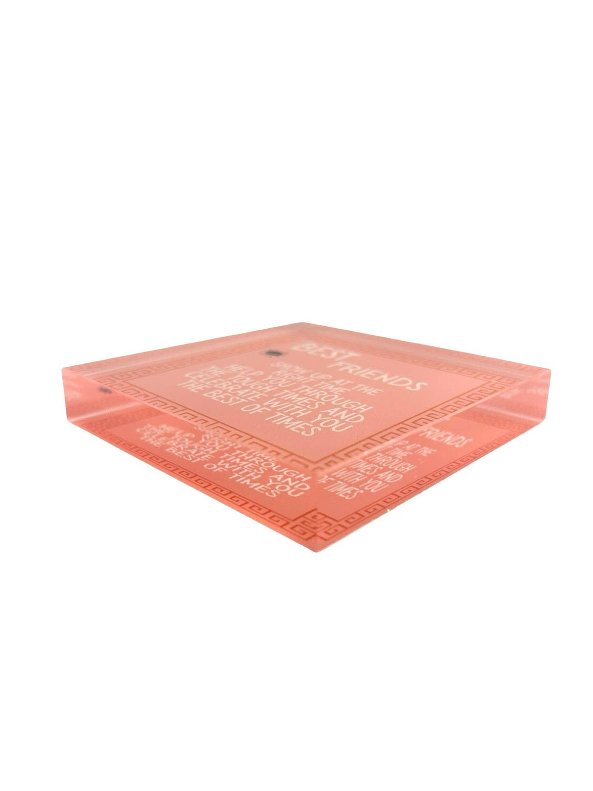 Maven Home Best Friends acrylic desk weight, view 3