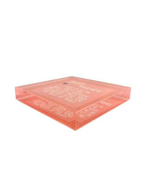 Maven Home Best Friends acrylic desk weight, view 3