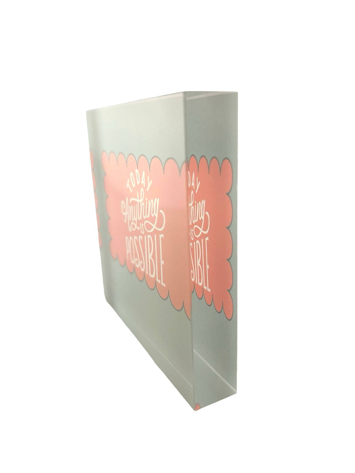 Maven Home Today acrylic desk weight, view 4