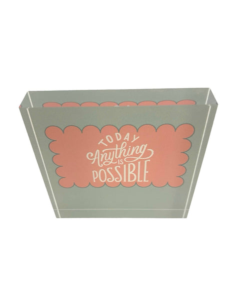 Maven Home Today acrylic desk weight, view 5