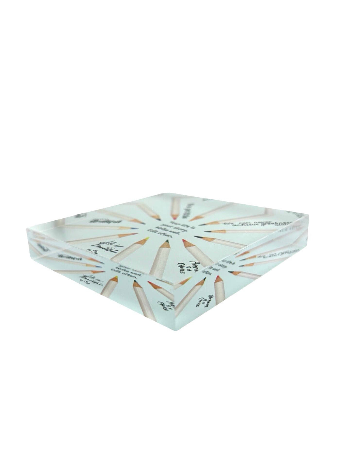 Maven Home Life Story acrylic desk weight, view 5
