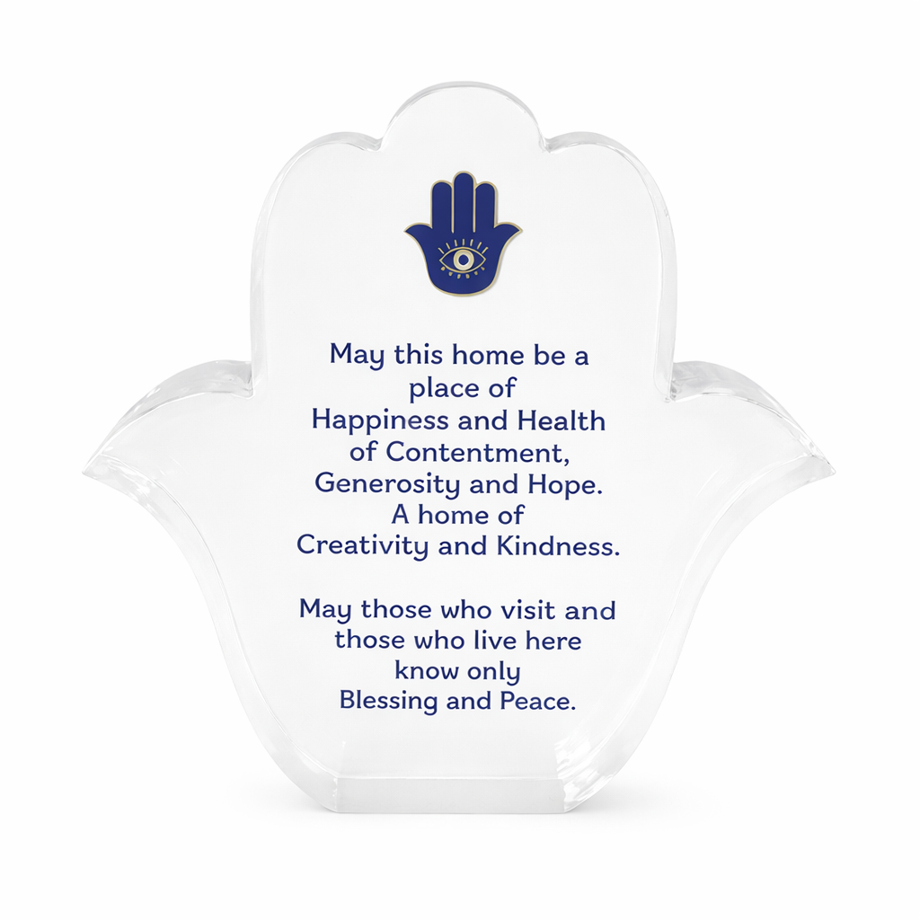 Acrylic Desk Weight Decor, Hamsa Home - alternate view