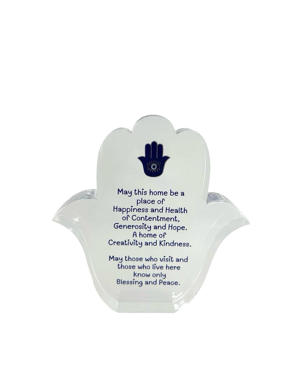 Maven Home Hamsa Home acrylic desk weight, view 3