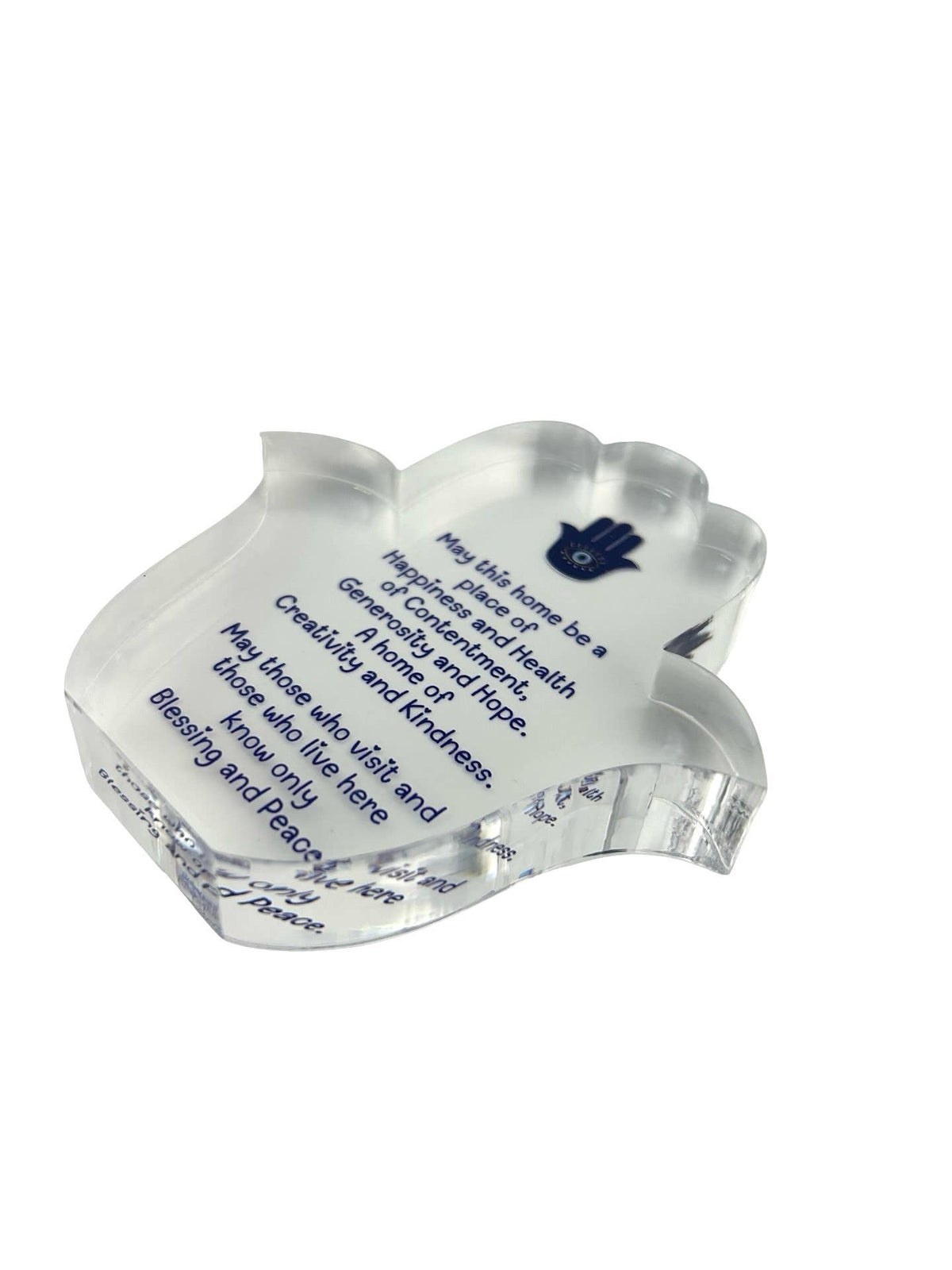 Maven Home Hamsa Home acrylic desk weight, view 5