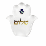 Acrylic Desk Weight Decor, Hamsa Shalom - alternate view