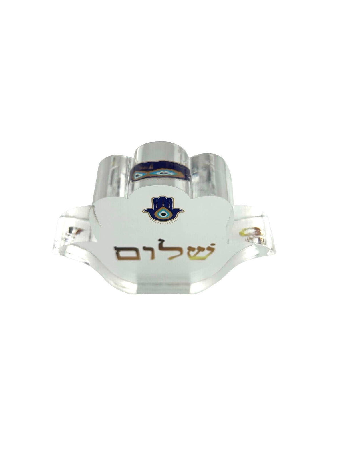 Maven Home Hamsa Shalom acrylic desk weight, view 4