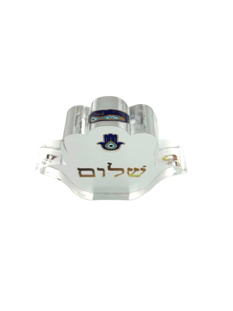 Maven Home Hamsa Shalom acrylic desk weight, view 4