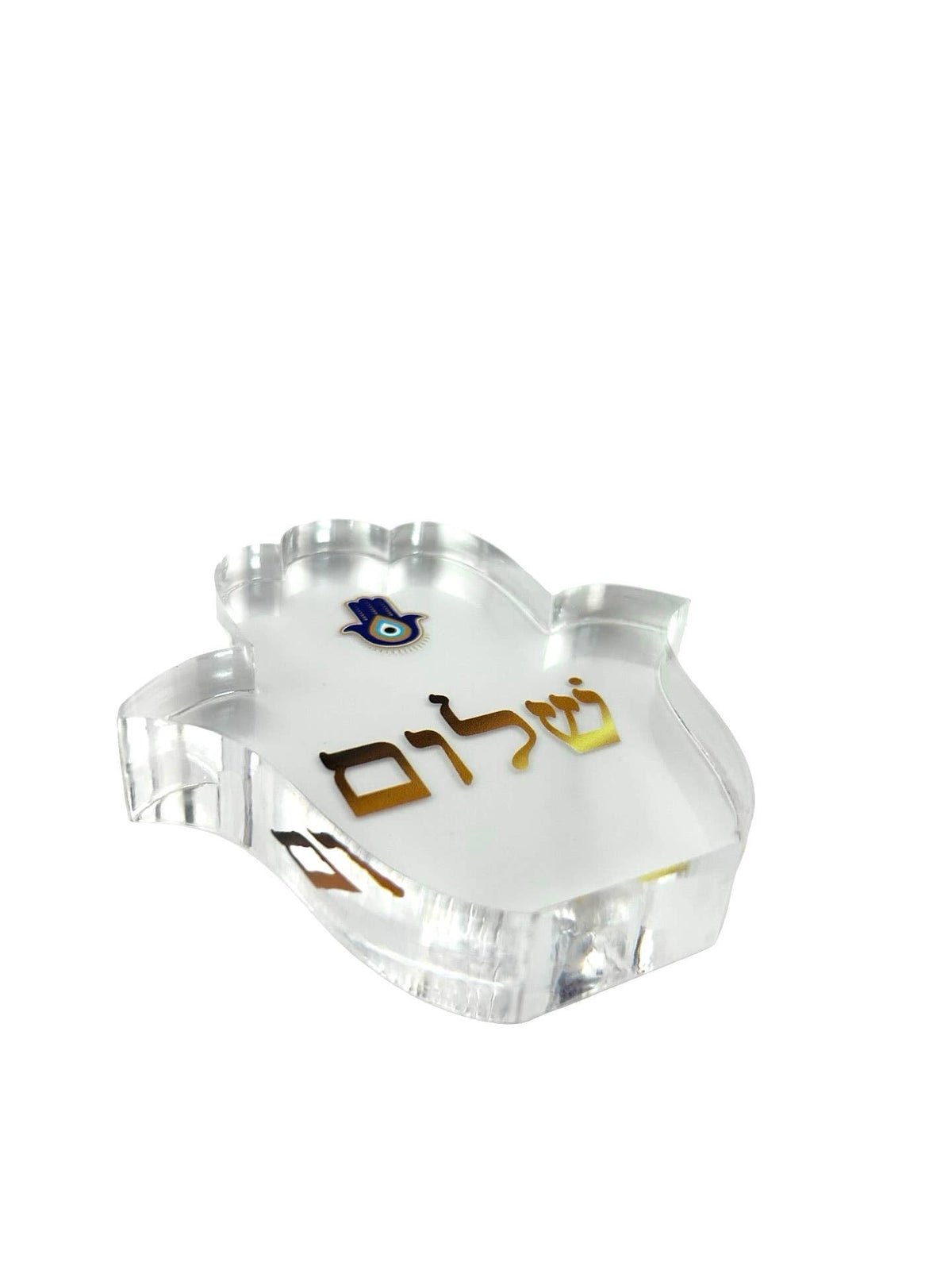 Maven Home Hamsa Shalom acrylic desk weight, view 5