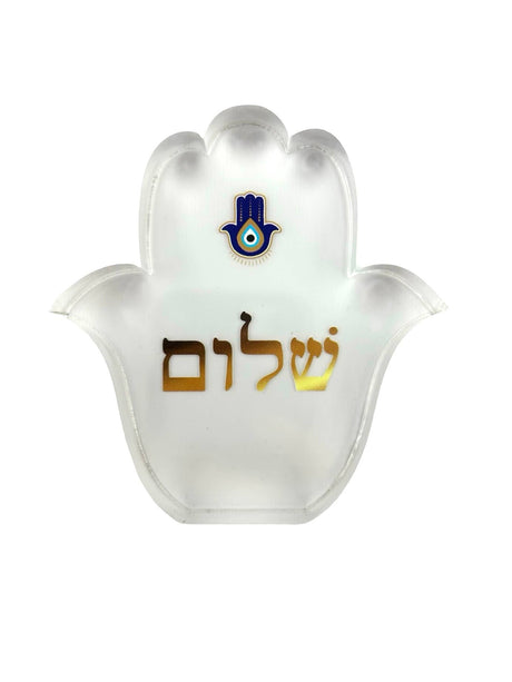 Maven Home Hamsa Shalom acrylic desk weight, view 8