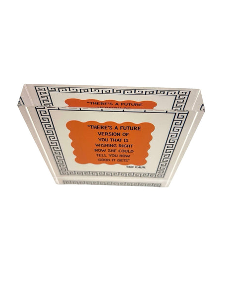 Maven Home Future Version acrylic desk weight, view 5