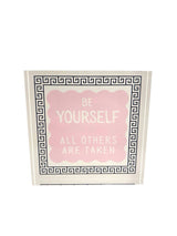 Acrylic Desk Weight Decor, Be Yourself - alternate view