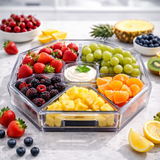 Maven Home 6-Piece Acrylic Entertaining Tray, Clear and Black - view 04