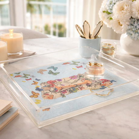 Acrylic Display Art Tray, Clutch Bag - alternate view