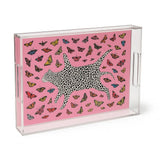 Acrylic Tray, White Tiger Print - view 03