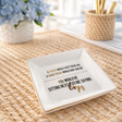 Porcelain Trinket Dish, Oops Friend, Gold Rim