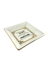 Porcelain Trinket Dish, Believe in Yourself, Gold Rim - view 03