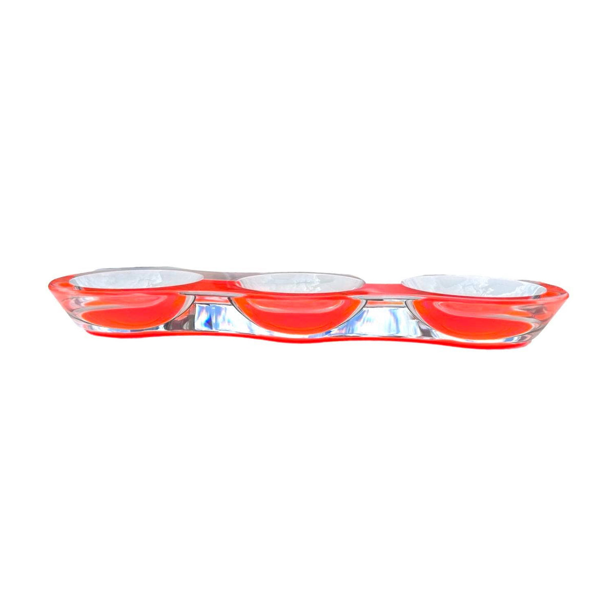 Modern Acrylic Grazing Bowl, Mandarin - view 03