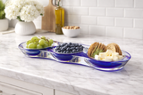 Modern Acrylic Grazing Bowl, Indigo — Maven Home