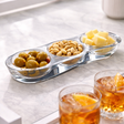Modern Acrylic Grazing Bowl, Slate Accent