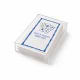 Linen-Feel Guest Towel Napkins, Mahjong Game in Progress, Hurry Back, alternate photo