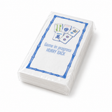 Linen-Feel Guest Towel Napkins, Mahjong Game in Progress, Hurry Back, alternate photo