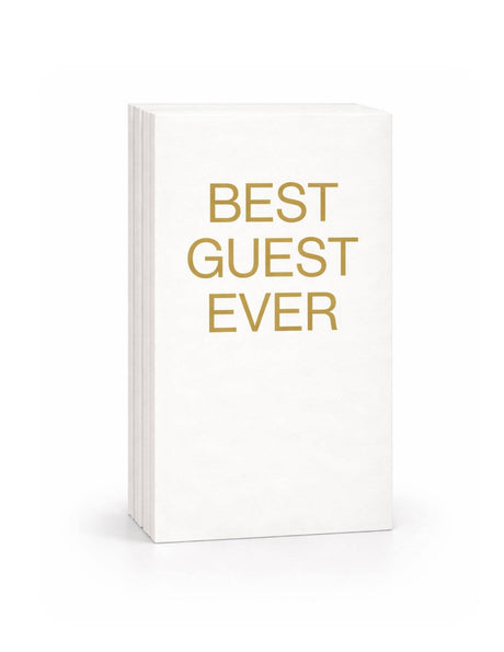 Linen-Feel Guest Towel Napkins, Best Guest Ever - alternate view