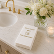 Linen-Feel Guest Towel Napkins, Keep It Classy, Wash Your Damn Hands