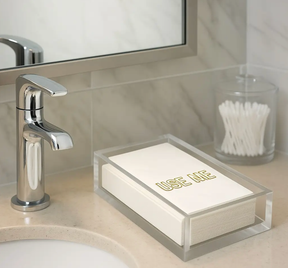 Linen-Feel Guest Towel Napkins, Use Me