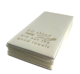 Linen-Feel Guest Towel Napkins, These Are Not the Good Towels - alternate view