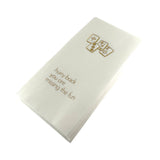 Linen-Feel Guest Towel Napkins, Hurry Back, You're Missing the Fun - Mahjong, alternate photo