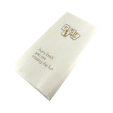 Linen-Feel Guest Towel Napkins, Hurry Back, You're Missing the Fun - Mahjong, alternate photo
