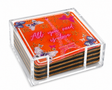 Love Acrylic Coasters, All You Need with Holder