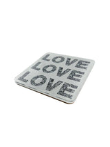 Love Acrylic Coasters, Triple Love with Holder - view 05