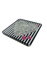 Love Acrylic Coasters, Stripe Heart with Holder - view 07