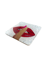 Love Acrylic Coasters, Lips with Holder - view 06