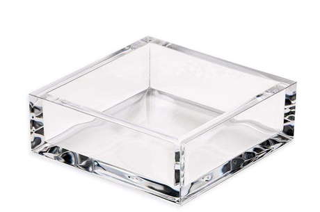 Maven Home clear acrylic lunch and dinner napkin holder alternate view