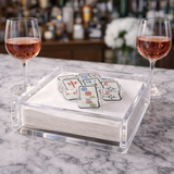 Clear Acrylic Lunch and Dinner Napkin Holder - view 04