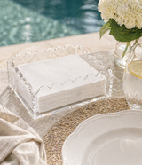 Maven Home Scalloped Acrylic Lunch and Dinner Napkin Holder - view 04