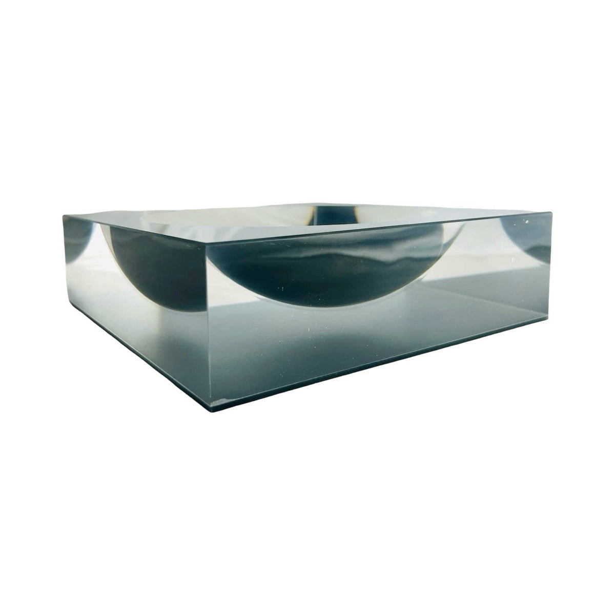 Decorative Modern Acrylic Bowl, Slate - view 04