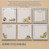 Notepad collection in six styles: Proper Beach Club, Proper Pantry, So Mahj to Do!, Shopping Is My Cardio, Keeping It Together and Dolce Vita