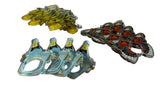 Lemon Tree acrylic napkin rings, set of 4