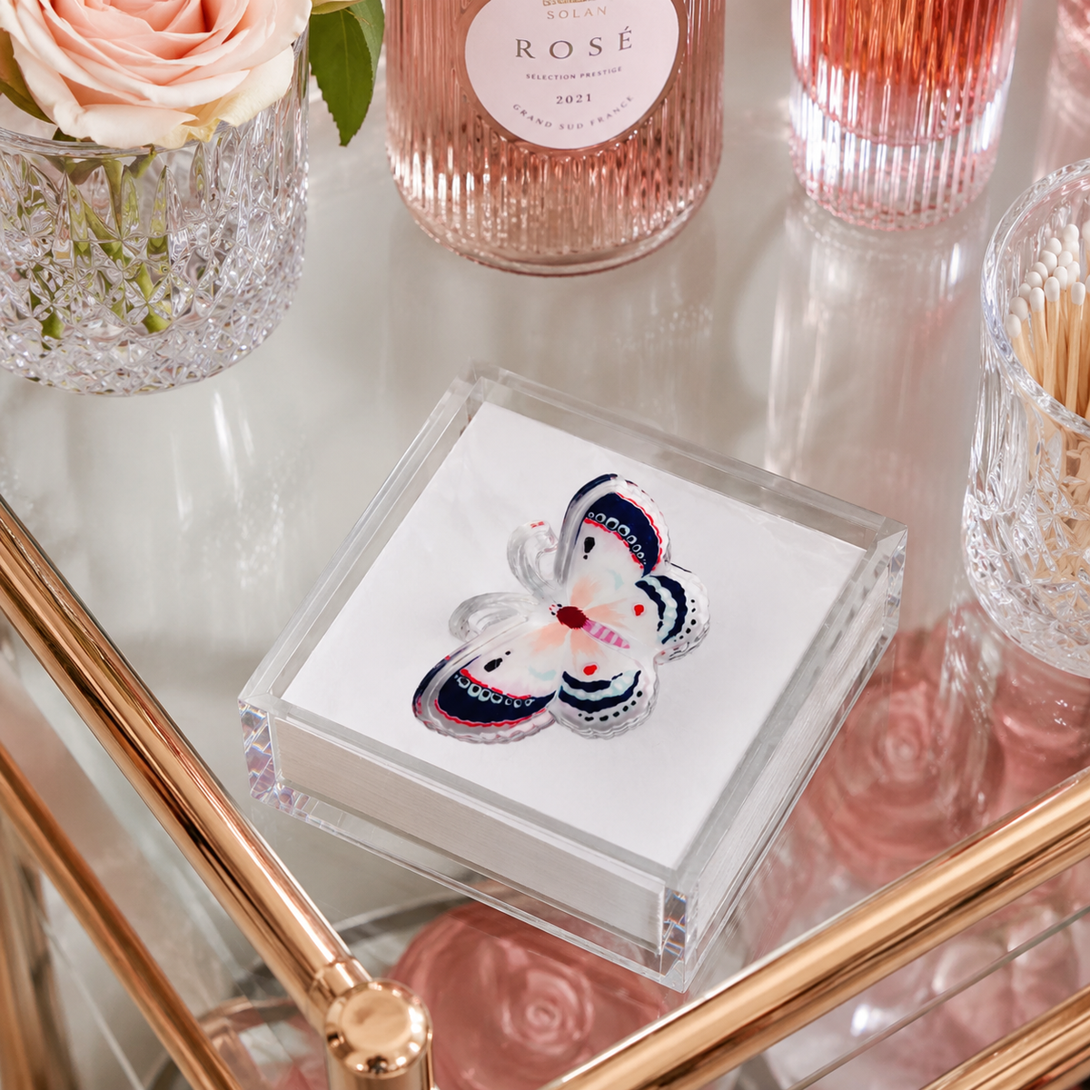 Maven Home Butterfly acrylic napkin weight