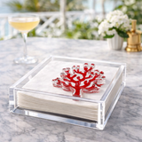 Maven Home Coral acrylic napkin weight
